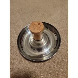 Lovevery Tip And Turn Stainless Steel Explorer Spin Top Learning (No Ball)